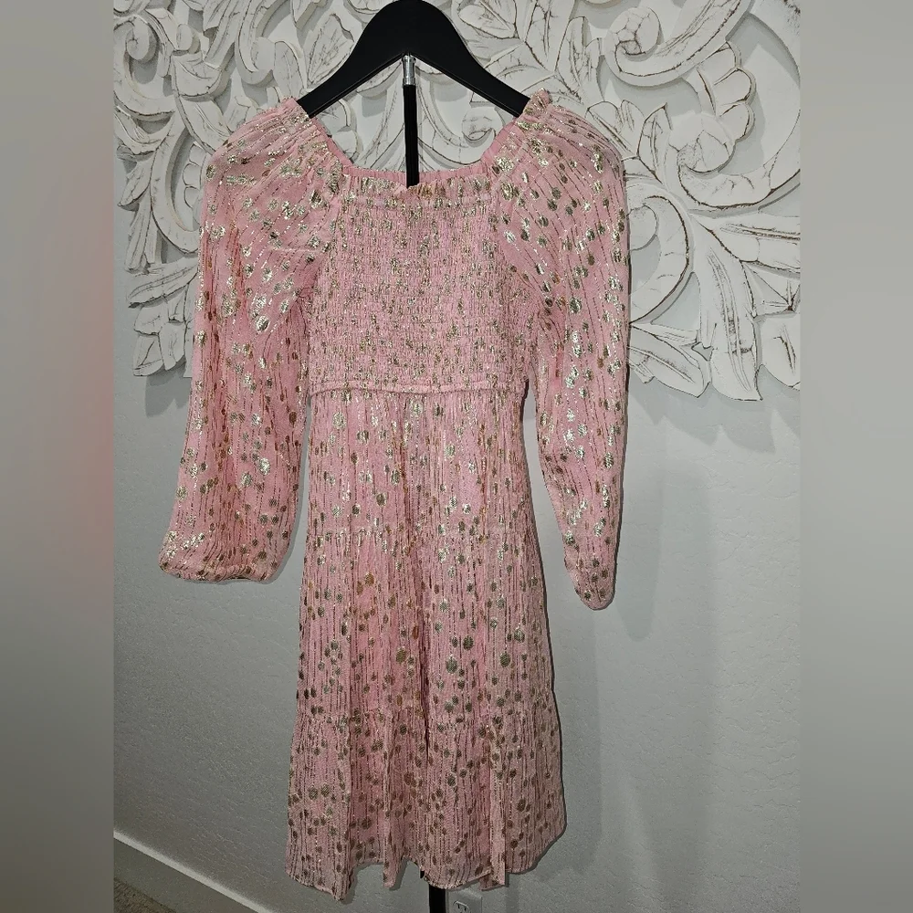 pink and gold casual dress a loves a girls | Dresses | Nwt A Loves A Girl Girls body cocktail dress
